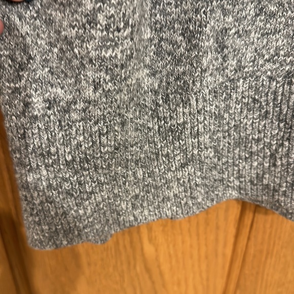 Women's Charcoal Gray, Soft V-Neck Tunic Sweater - A New Day™ with ribbi… - Picture 9 of 12